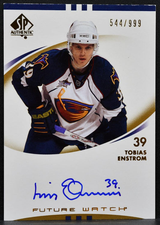 2007-08 SP Authentic Future Watch Auto Tobias Enstrom RC Auto 544/999 0529