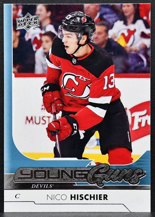 2017-18 Upper Deck Series 1 Young Guns Nico Hischier 201 RC 8036
