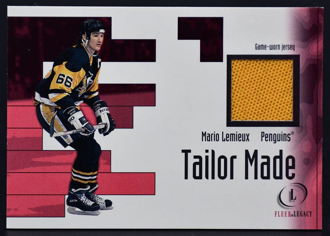 2002-03 Fleer Legacy Tailor Made Mario Lemieux Jersey