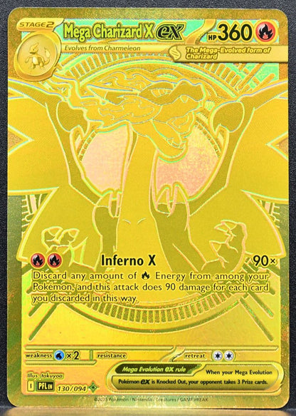 Pokémon Mega Charizard X ex Mega Evolutions: Phantasmal Flames 130/094 NM