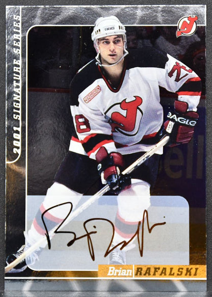 2000-01 Be a Player Signature Series Auto Brian Rafalski 175 Devils Auto 9949