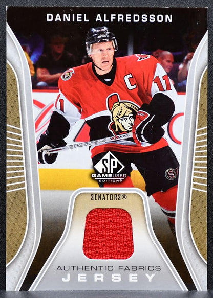 2006-07 SP Game Used Authentic Fabrics Daniel Alfredsson Senators Jersey 8087
