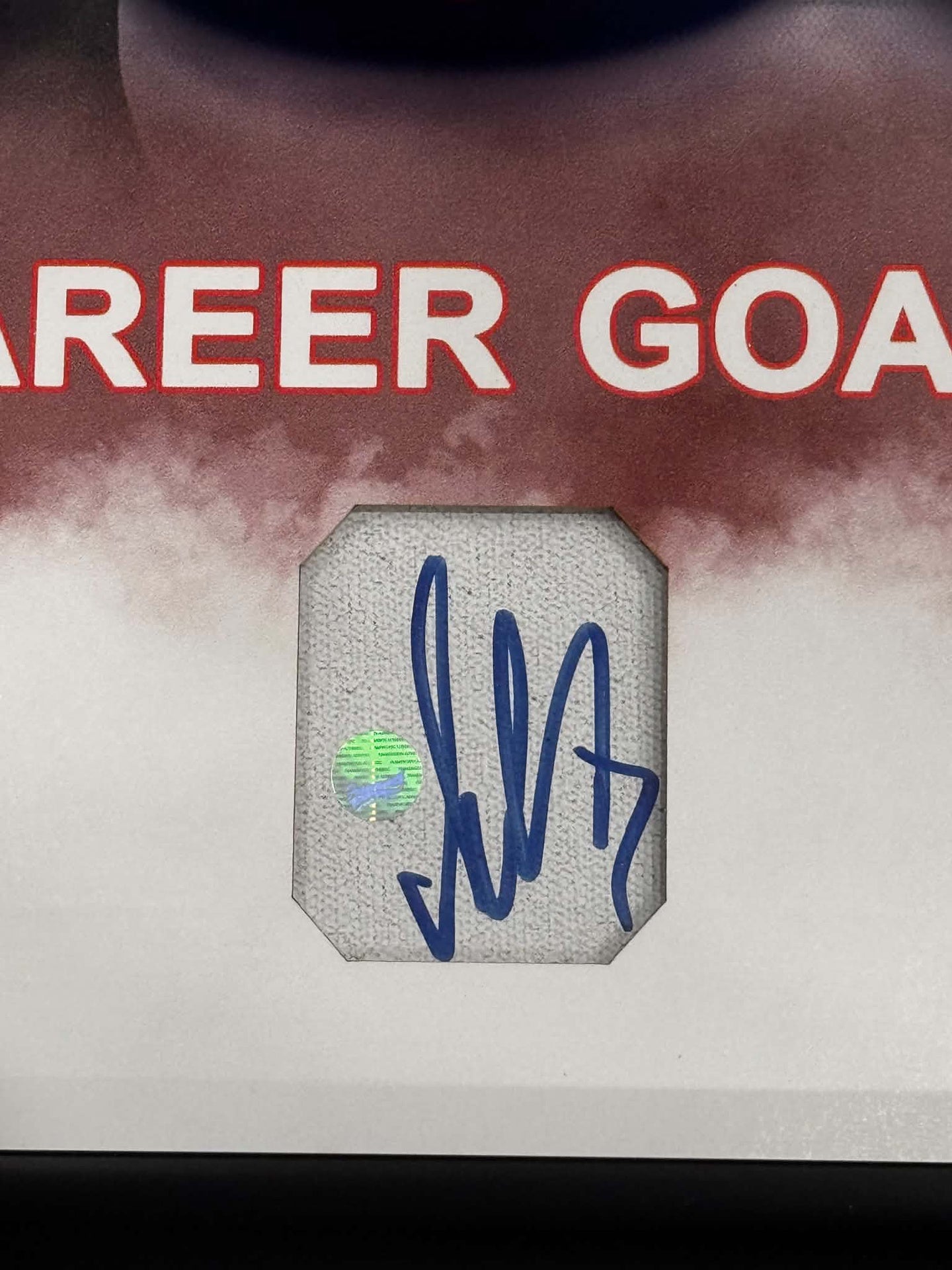Alexander Ovechkin Autographed with Photo 800 Career Goals 26" X 22" Frame