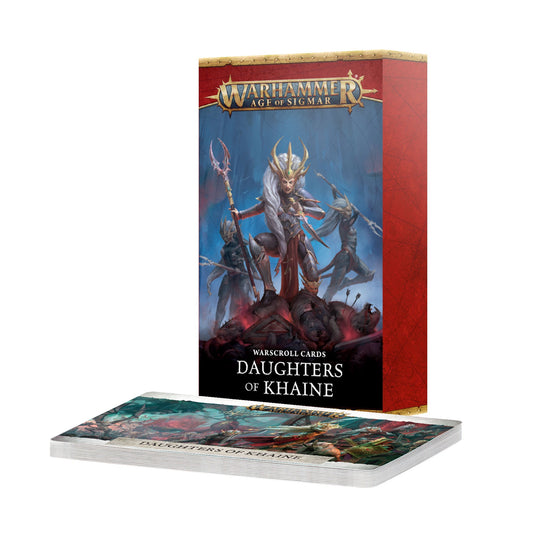 Daughters Of Khaine Warscroll Cards (English) (PRE ORDER) (RELEASE 11 APR)