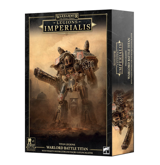 Legions Imperialis Warlord Titan With Volkite & Macro Gat