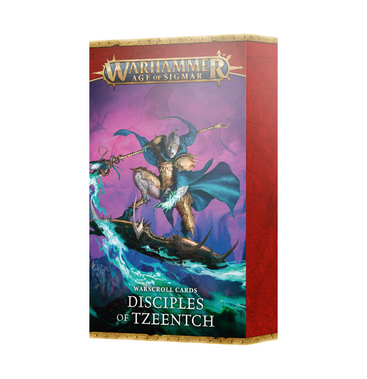 Disciples Tzeentch Warscroll Cards (English) (PRE ORDER) (RELEASE FEB 21)