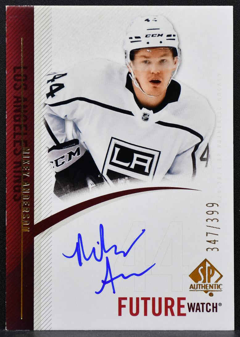 2020-21 SP Authentic Retro Future Watch Autographs Anderson RC Auto 347/399 7615