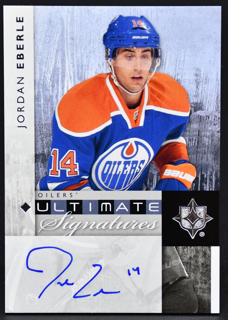 2011-12 UD Ultimate Collection Ultimate Signatures Jordan Eberle US-JE Auto