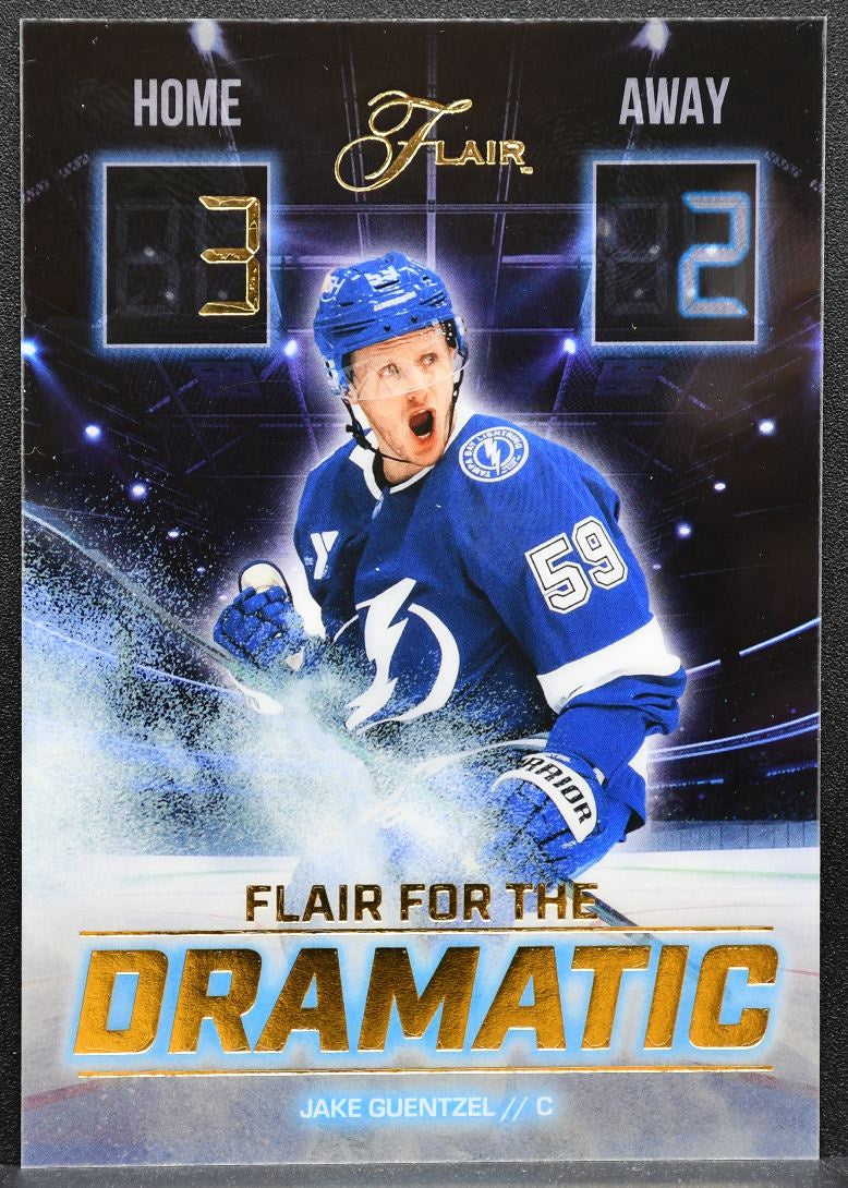 2025-26 Flair for the Dramatic Jake Guentzel FTD-11 Tampa Bay Lightning 8792