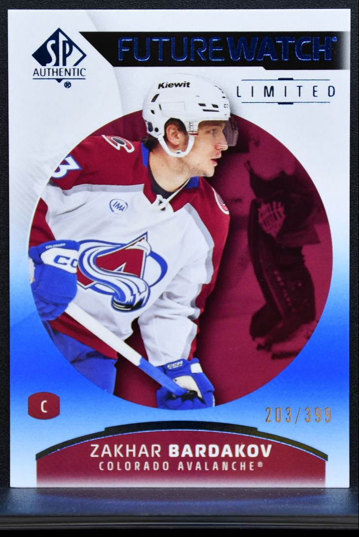 2025-26 SP Authentic Future Watch Limited Blue Bardakov Penguins RC 203/399 8112