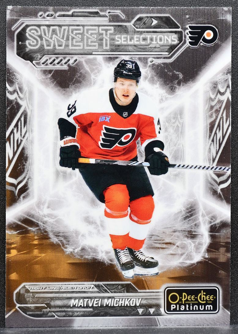 2024-25 O-Pee-Chee Platinum Sweet Selections Matvei Michkov SS-12 Flyers RC 9607