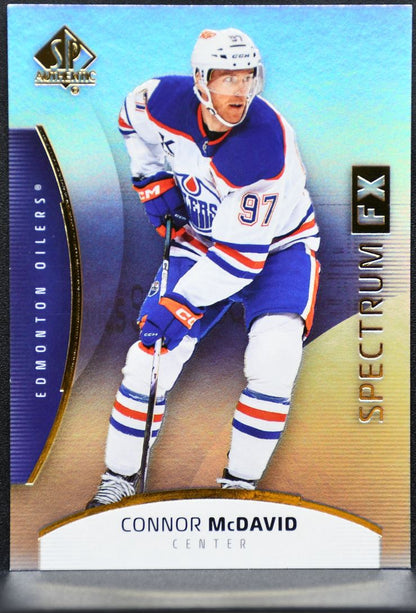 2025-26 SP Authentic Spectrum FX Connor McDavid S-26 Edmonton Oilers 3801