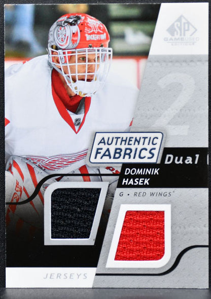 2008-09 SP Game Used Authentic Fabrics Dual Dominik Hasek AF-DH Jersey 1793