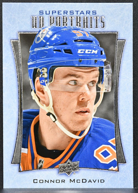 2016-17 Upper Deck UD Portraits Connor McDavid P-53 Edmonton Oilers 4923