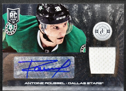 2013-14 Panini Totally Certified Rookie Jersey Roussel RC Auto Jersey 4771