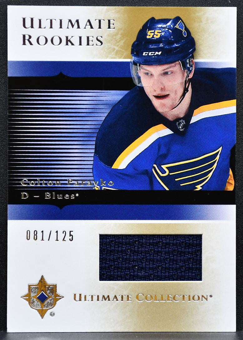 2015-16 UD Ultimate Collection 2005-06 Rookies Parayko RC 081/125 Jersey 0516
