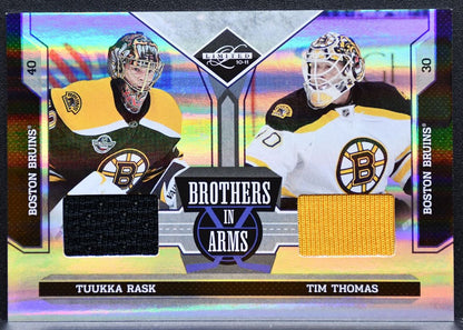 2010-11 Panini Limited Brothers In Arms Rask/Thomas Bruins 150/199 Jersey 0851