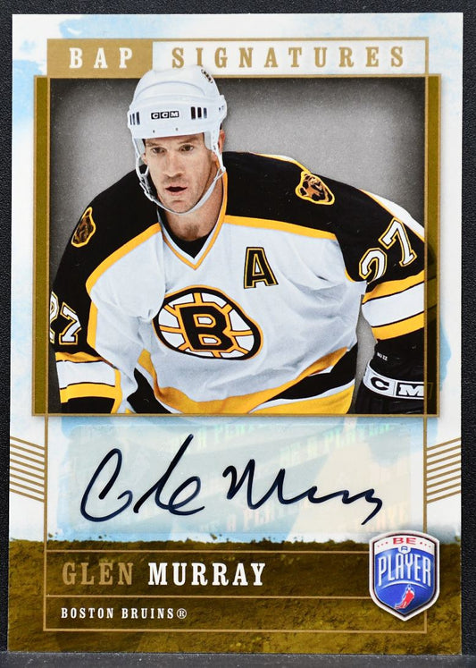 2006-07 Be A Player Signatures Glen Murray GM Boston Bruins Auto 1115