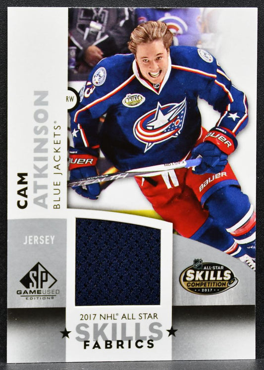 2017-18 SP Game Used All Star Skills Fabrics Cam Atkinson Jersey 1917