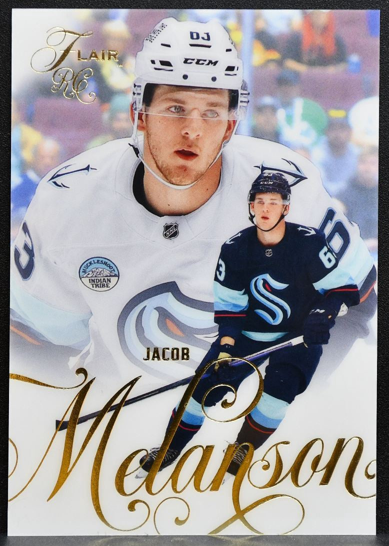 2025-26 Flair Rookie Jacob Melanson 171 Seattle Kraken RC 9973
