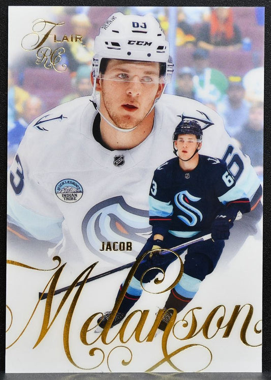 2025-26 Flair Rookie Jacob Melanson 171 Seattle Kraken RC 9973