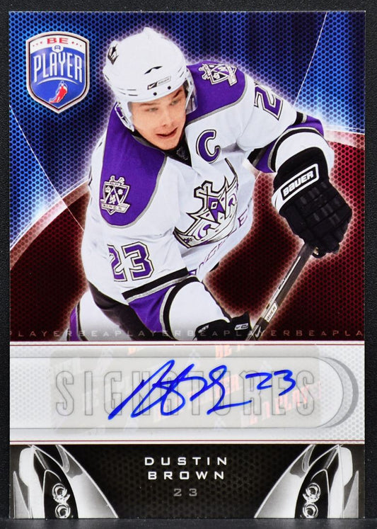 2009-10 UD Be A Player Signatures Dustin Brown S-DB Los Angeles Kings Auto