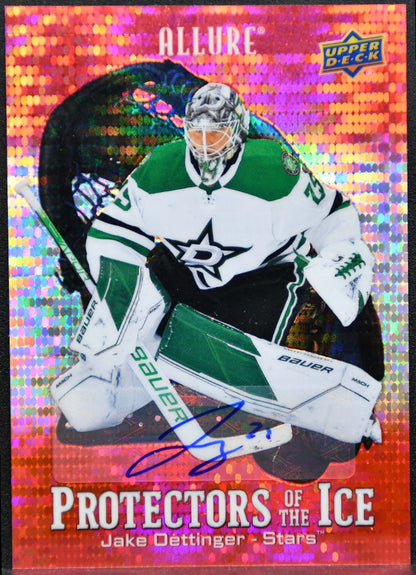 2024-25 UD Allure Protectors of the Ice Auto Jake Oettinger Stars Auto 4809