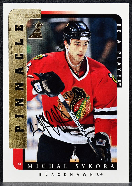1996-97 Pinnacle Be a Player Autographs Michal Sykora 113 Auto 9545