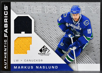 2007-08 SP Game Used Authentic Fabrics Markus Naslund AF-MN Canucks 4329