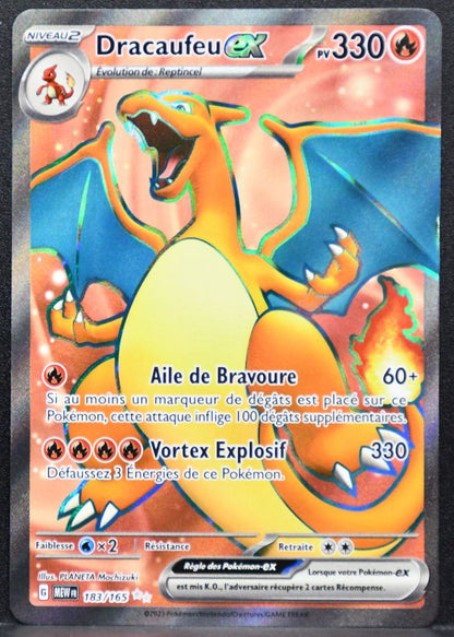 Pokémon Dracaufeu ex French SV: Scarlet & Violet 151 183/165 NM French