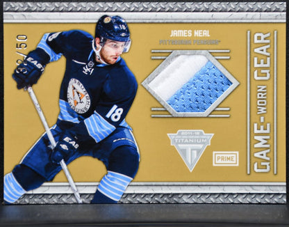2011-12 Panini Titanium Game-Worn Gear Prime James Neal 76 /50 Patch 8755