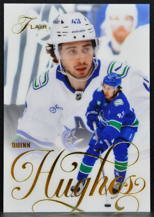2025-26 Flair Quinn Hughes 134 Vancouver Canucks 4360