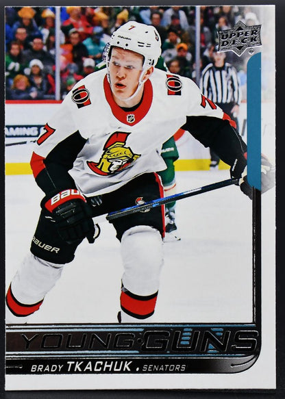 2018-19 UD Series 2 Brady Tkachuk 499 Ottawa Senators RC