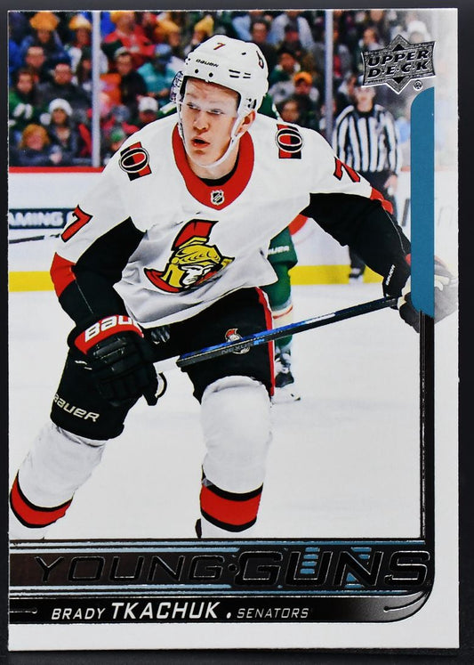 2018-19 UD Series 2 Brady Tkachuk 499 Ottawa Senators RC