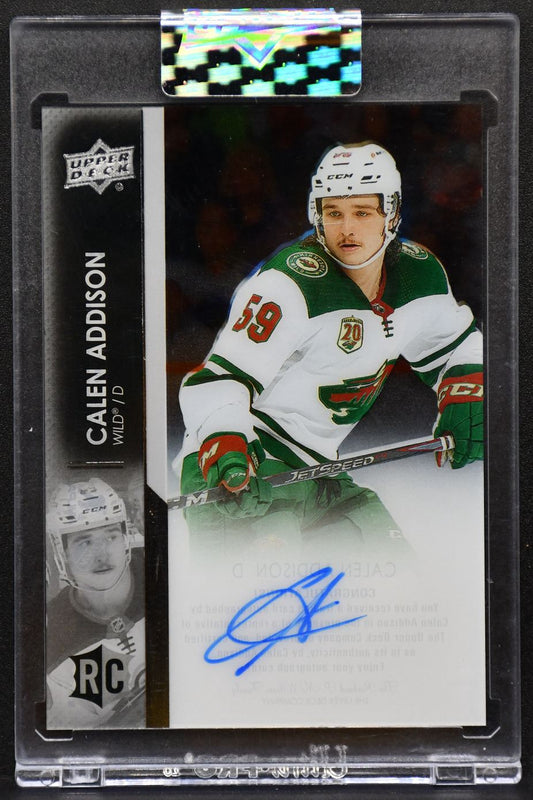 2021-22 Upper Deck Clear Cut Base Calen Addison CC-DD RC Auto 0992