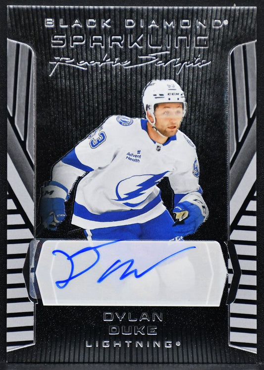 2025-26 UD Black Diamond Sparkling Rookie Scripts Dylan Duke SRS-DU RC Auto