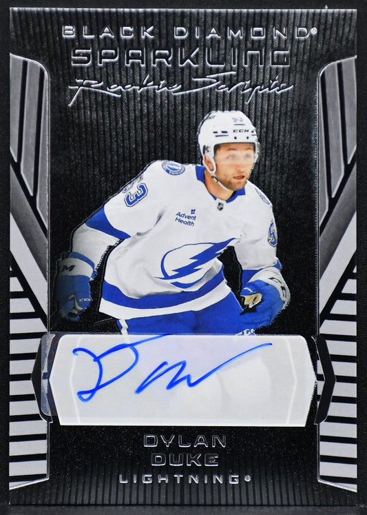 2025-26 UD Black Diamond Sparkling Rookie Scripts Dylan Duke SRS-DU RC Auto