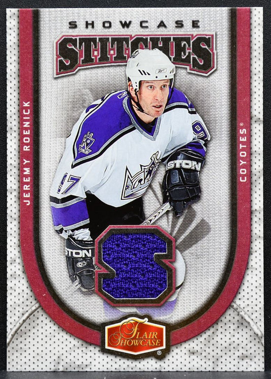 2006-07 Flair Showcase Stitches Jeremy Roenick SS-JR Phoenix Coyotes Jersey 5345