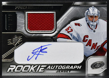 2022-23 SPx Rookie Auto Jersey Pyotr Kochetkov PK RC Auto 076/375 Jersey 2644