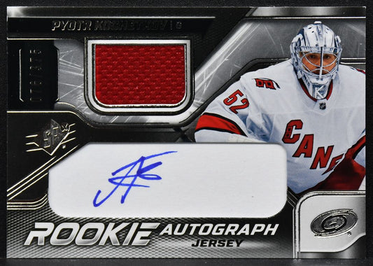 2022-23 SPx Rookie Auto Jersey Pyotr Kochetkov PK RC Auto 076/375 Jersey 2644