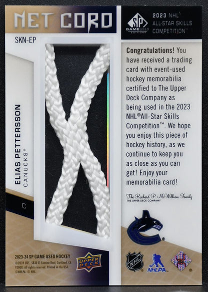 2023-24 SPGU 2023 NHL All-Star Skills Net Cord Pettersson 2/5 Net Cord 6170