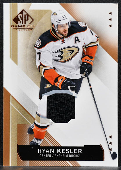 2015-16 SP Game Used Jersey Ryan Kesler 75 Anaheim Ducks Jersey 5289