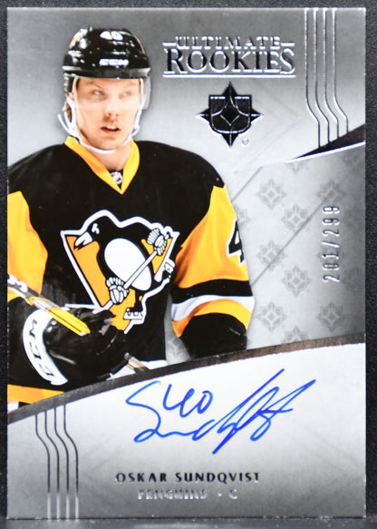 2016-17 UD Ultimate Collection Rookies Auto Sundqvist RC Auto 201/299 5597