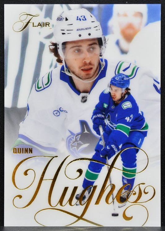 2025-26 Flair Quinn Hughes 134 Vancouver Canucks 5046