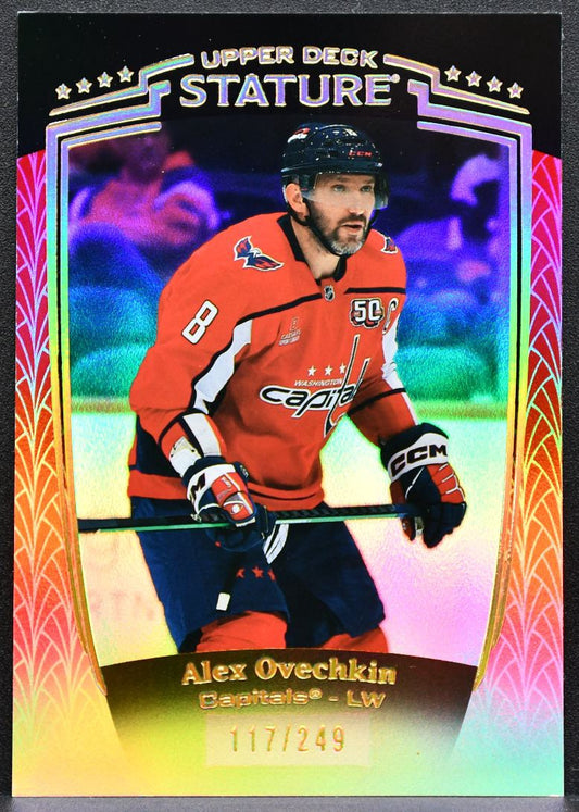 2024-25 Upper Deck Stature Red Alex Ovechkin 14 Washington Capitals 117/249 5282