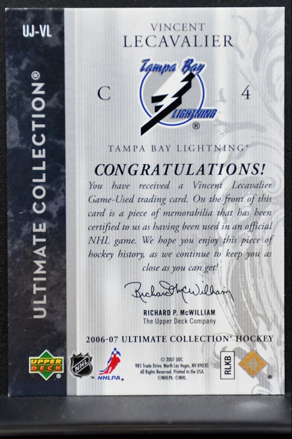2006-07 UD Ultimate Collection Jerseys Lecavalier Lightning 055/200 Jersey 6279
