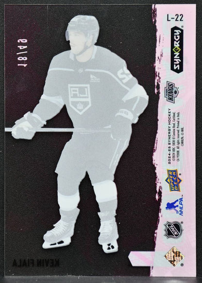 2024-25 Upper Deck Synergy Colorways Neon Pink Parallel Kevin Fiala 18/49 1371
