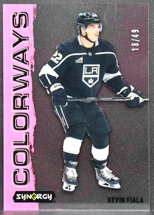 2024-25 Upper Deck Synergy Colorways Neon Pink Parallel Kevin Fiala 18/49 1371
