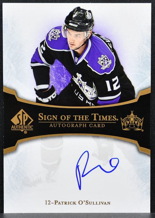2007-08 SP Authentic Sign of the Times Patrick O'Sullivan ST-PO Auto 9514