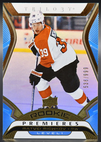 2024-25 UD Extended Series Matvei Michkov T-24 Philadelphia Flyers RC 536/999